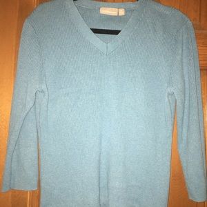 Croft & Barrow blue sweater
